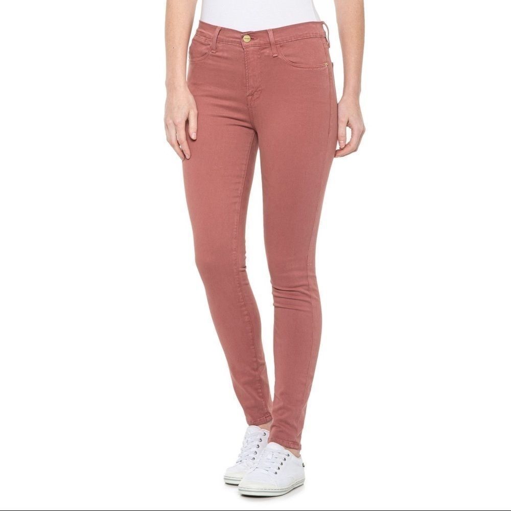 Frame Denim Women’s Skinny Jeans in Dusty Rose